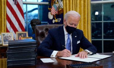 Biden’s first steps as president: Action on covid and climate