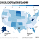 Map: A state-by-state breakdown of vaccination rates as Biden takes over