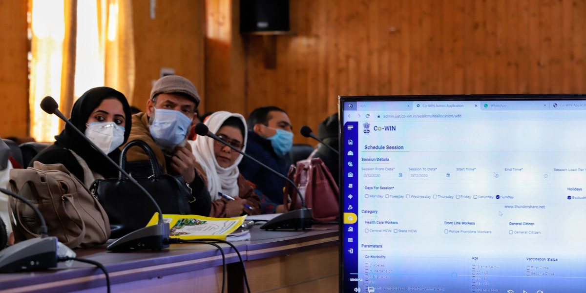 India is betting on glitchy, unproven software to help inoculate 300 million people by August.