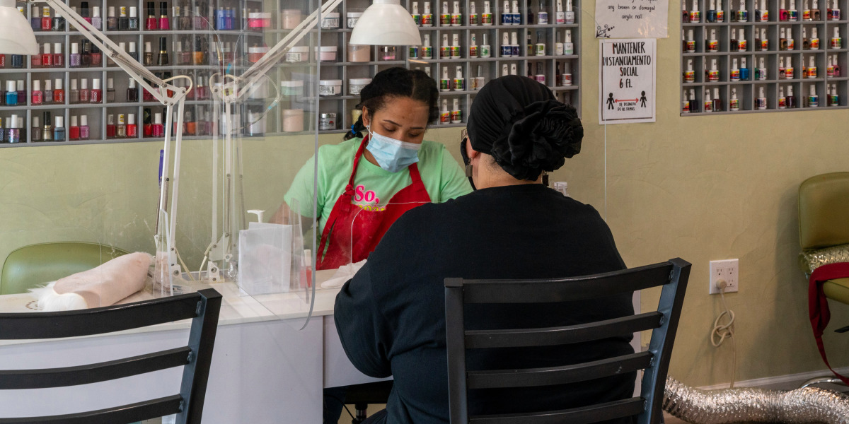 How nail salon workers fell through cracks in US covid relief