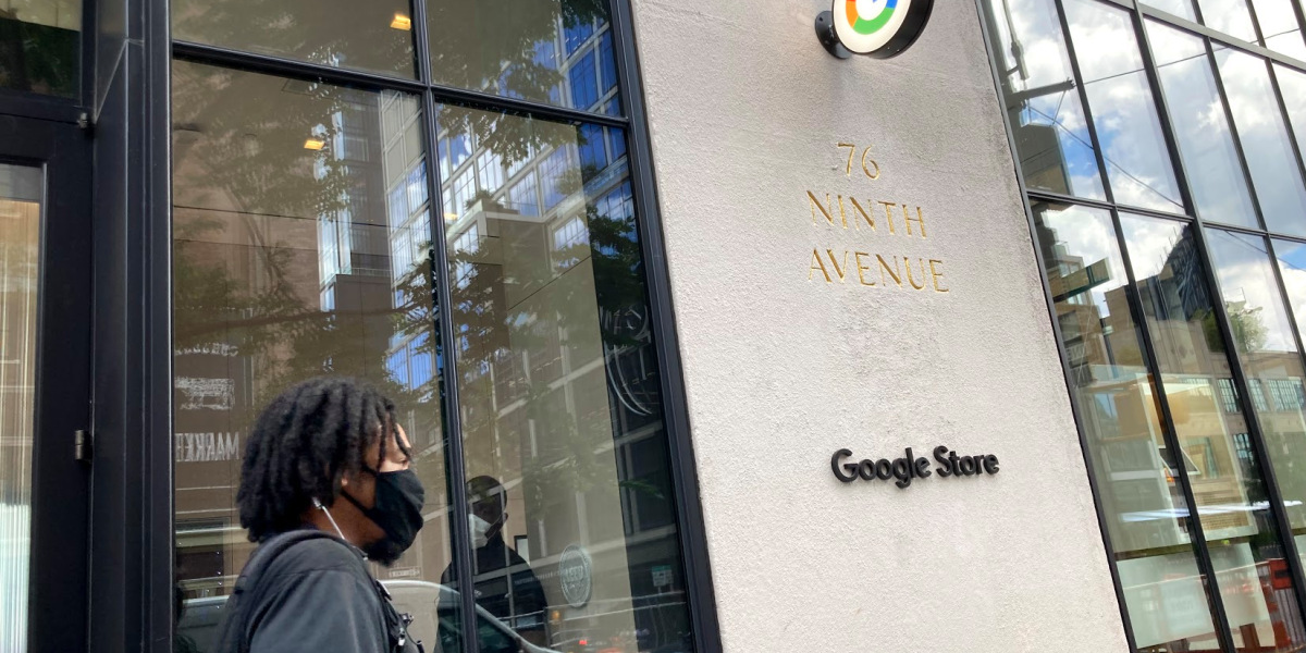 Google's new store and laser-eyed car rides—a day in nearly post-pandemic NYC
