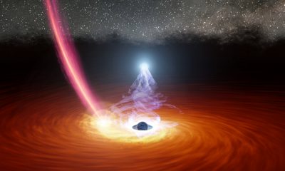 Astronomers have spotted x-rays from behind a supermassive black hole