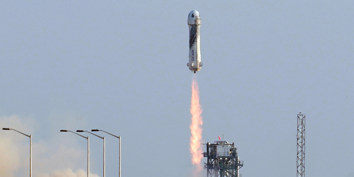 Blue Origin takes its first passengers to space