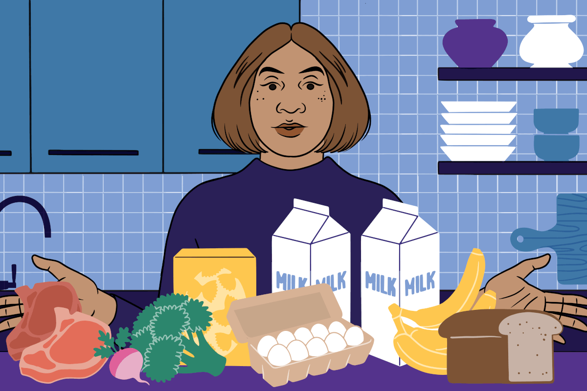 Inflation is hurting women at the grocery store. Some are eating less in order to feed their families.