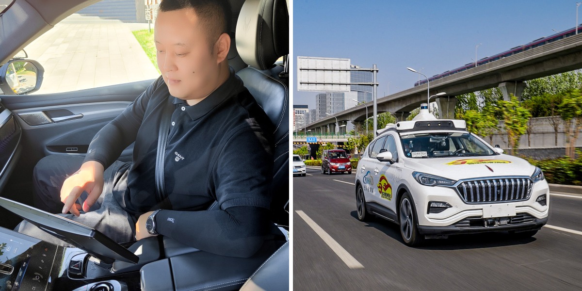 A day in the life of a Chinese robotaxi driver