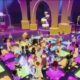 dance floor at the metaverse wedding reception