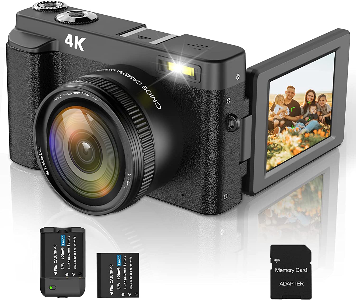 Oiakek 4K Digital Camera 