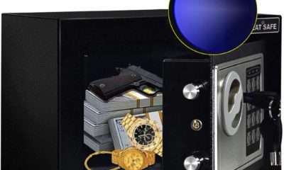 JUGREAT Electronic Safe Box with Induction Light