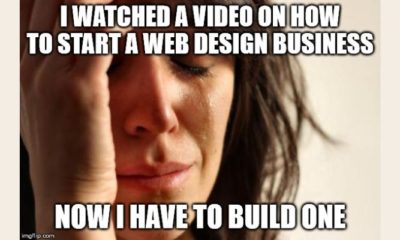 Starting a web design business meme
